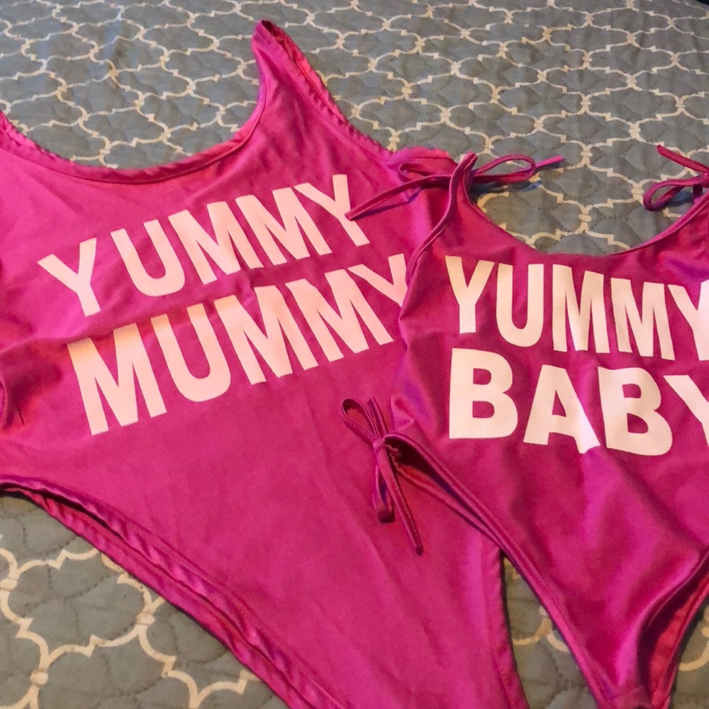 2/$15Mom and baby matching suit